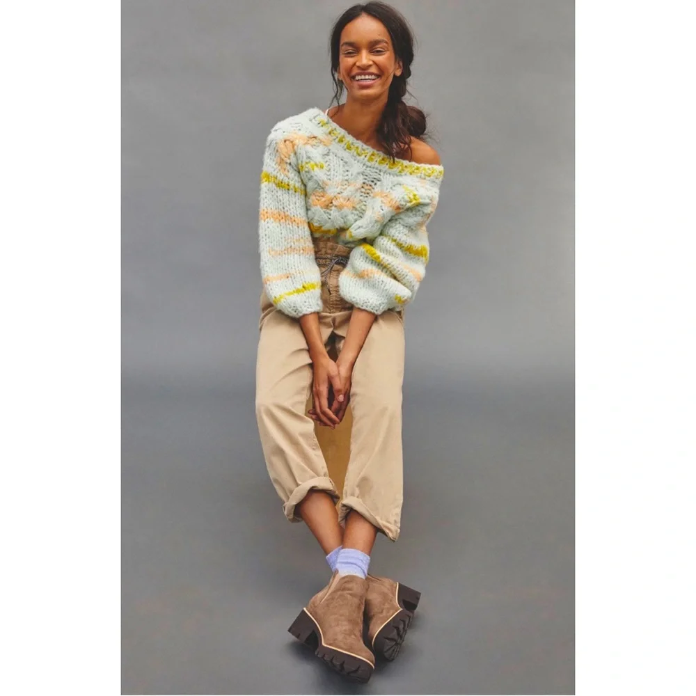 Anthropologie Jojo Cable-Knit Sweater - Small - RARE, SOLD OUT - Picture 4 of 10